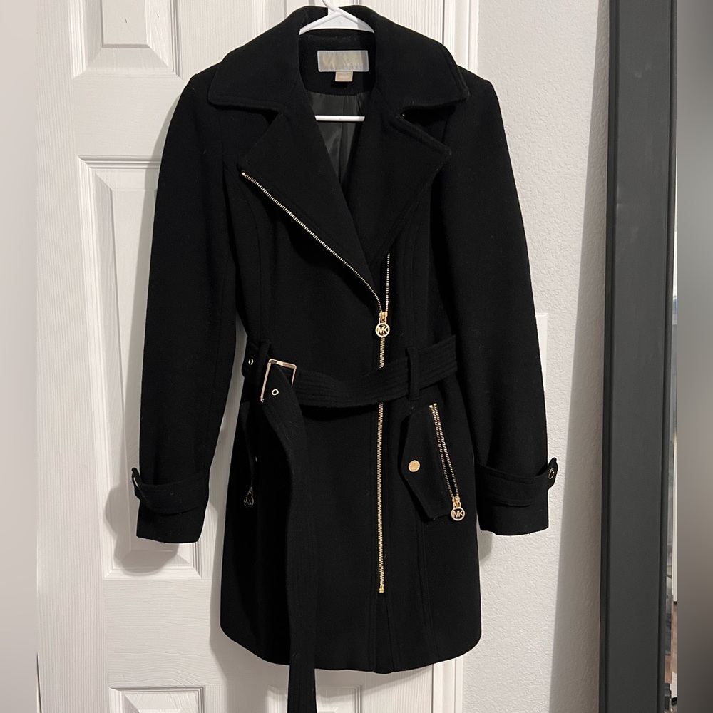 Michael Kors gently used women’s black coat